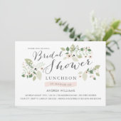 Meadow Blooms Vrijgezellenfeest Luncheon Invite Kaart (Staand voorkant)