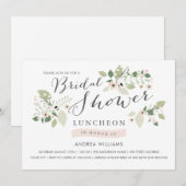 Meadow Blooms Vrijgezellenfeest Luncheon Invite Kaart (Voorkant / Achterkant)