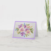 Meadow Blossoms Greeting Card Bedankkaart (Voorkant)