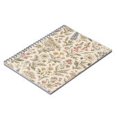 Meadow Botanica – Oude Wilde Bloem Notitieboek (Linkerzijde)