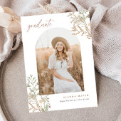 Meadow Botanicals Afstuderen Invitation Kaart