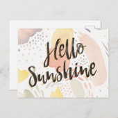 Meadow Breeze II | Hallo Sunshine Briefkaart (Voorkant / Achterkant)