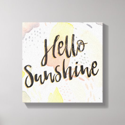 Meadow Breeze II | Hallo Sunshine Canvas Afdruk (Voorkant)