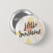 Meadow Breeze II | Hallo Sunshine Ronde Button 5,7 Cm (Voorkant /achterkant)