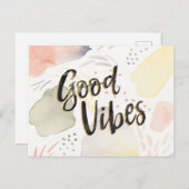 Meadow Breeze III | Good Vibes Briefkaart (Voorkant / Achterkant)