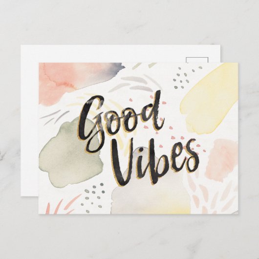 Meadow Breeze III | Good Vibes Briefkaart (Voorkant / Achterkant)