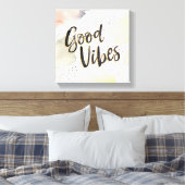 Meadow Breeze III | Good Vibes Canvas Afdruk (Insitu (Slaapkamer))