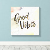 Meadow Breeze III | Good Vibes Canvas Afdruk (Insitu (Houten vloer))