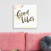Meadow Breeze III | Good Vibes Canvas Afdruk (Insitu (Woonkamer))