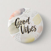 Meadow Breeze III | Good Vibes Ronde Button 5,7 Cm (Voorkant)