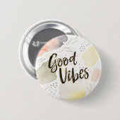 Meadow Breeze III | Good Vibes Ronde Button 5,7 Cm (Voorkant /achterkant)