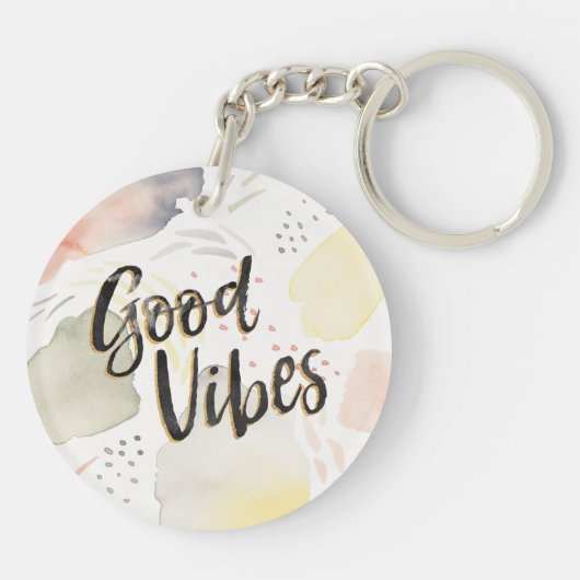 Meadow Breeze III | Good Vibes Sleutelhanger (Achterkant)