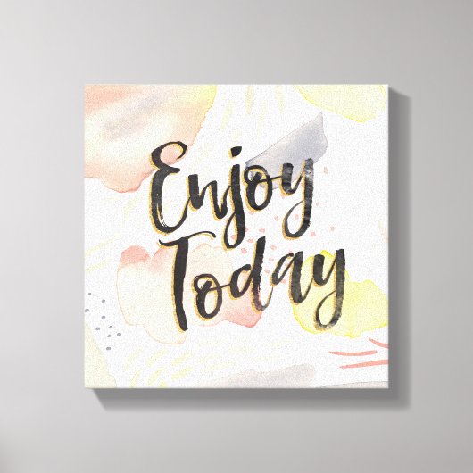 Meadow Breeze IV | Geniet vandaag Canvas Afdruk (Voorkant)