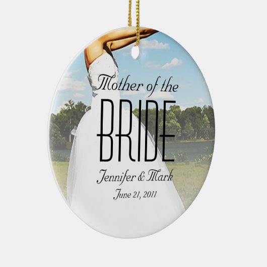 Meadow Bride Personalized Ornament (Rechts)
