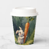 Meadow Bunny Dreams: grillige papieren bekers (Voorkant)