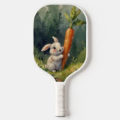 Meadow Bunny Dreams: grillige Pickleball Paddle (Voorkant)