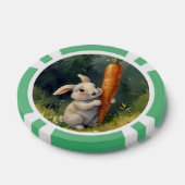Meadow Bunny Dreams: grillige poker chips (Enkel)