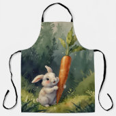 Meadow Bunny Dreams: grillige Print Schort (Voorkant)