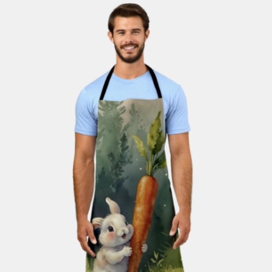 Meadow Bunny Dreams: grillige Print Schort