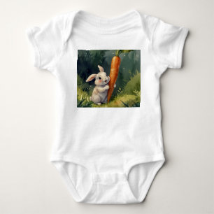 Meadow Bunny Dreams: grillige SleeperT-Shirt Romper