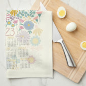 Meadow Calendar Kitchen Towel Theedoek (Quarter Fold)
