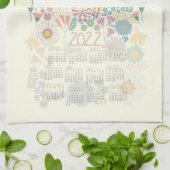 Meadow Calendar Kitchen Towel Theedoek (Gevouwen)