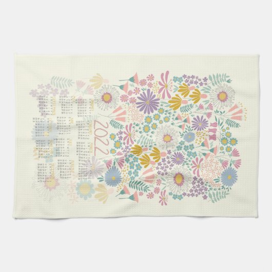 Meadow Calendar Kitchen Towel Theedoek (Horizontaal)