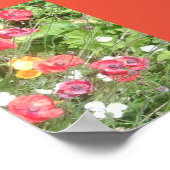 Meadow Dapple Flowers Value Poster - Zeer klein (Hoek)