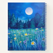 Meadow en Forest Under the Moon Journal Notitieboek (Achterkant)
