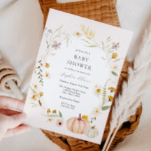 Meadow Field Pumpkins-Baby shower