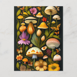 Meadow Flora | Modern Haeckel Briefkaart
