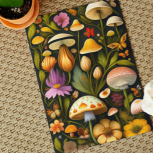 Meadow Flora   Modern Haeckel Kaart