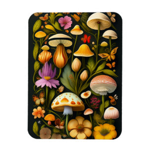 Meadow Flora   Modern Haeckel Magnet Magneet