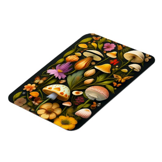 Meadow Flora | Modern Haeckel Magnet Magneet (Linkerzijde)