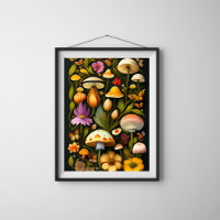 Meadow Flora | Modern Haeckel Poster