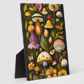 Meadow Flora | Modern Haeckel Tabletop Fotoplaat (Zijkant)
