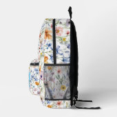 meadow floral Back to School Supplies Teachers Bedrukte Rugzak (Rechts)