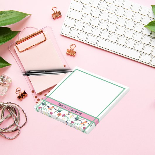 Meadow Floral van een moderne kleurrijke voorjaars Post-it® Notes