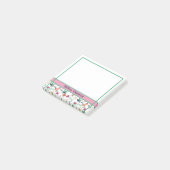 Meadow Floral van een moderne kleurrijke voorjaars Post-it® Notes (Schuin)