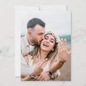 Meadow Floral Wreath Herfst Sla de datumfoto op Kaart (Achterkant)