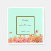 Meadow Florals Vrijgezellenfeest of evenement Servet (Voorkant)