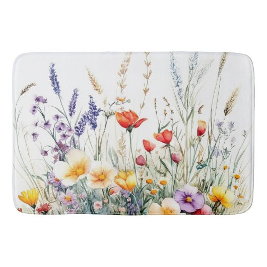 Meadow Flowers and Lavender Badmat (Voorkant)