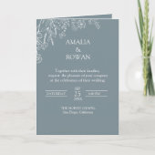 Meadow Flowers Blauw grijs All-in-One Wedding (Voorkant)