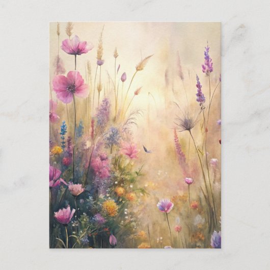 Meadow Flowers Briefkaart (Voorkant)