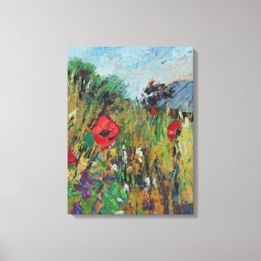 Meadow Flowers Canvas Afdruk (Voorkant)