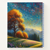 Meadow Flowers Colorful Art Notitieboek (Achterkant)