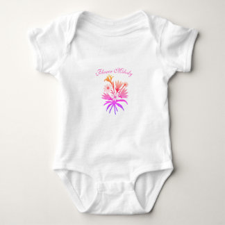 Meadow Flowers Embroidery – Botanical Fantasy Pink Romper
