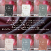 Meadow Flowers Kinder tafel Reclamebord Met Voetstuk