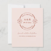 Meadow Flowers Misty Roos Budget Opslaan van de Da (Achterkant)