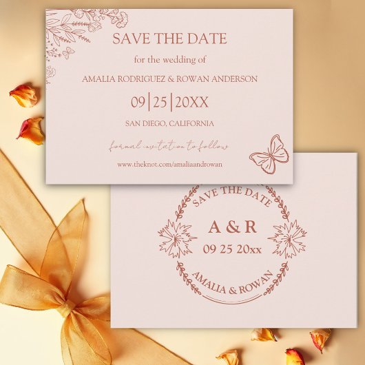 Meadow Flowers Misty Roos Save the Date